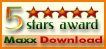 5 STARS AWARD at maxxdownload.com